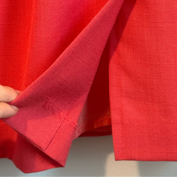 Vintage Isaac Hazan 12 Pink Coral NWT Pencil Skirt - Picture 5 of 9